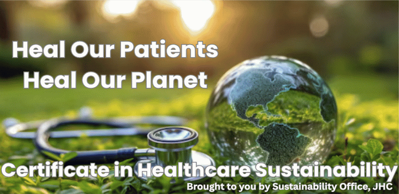 Certificate in Healthcare Sustainability