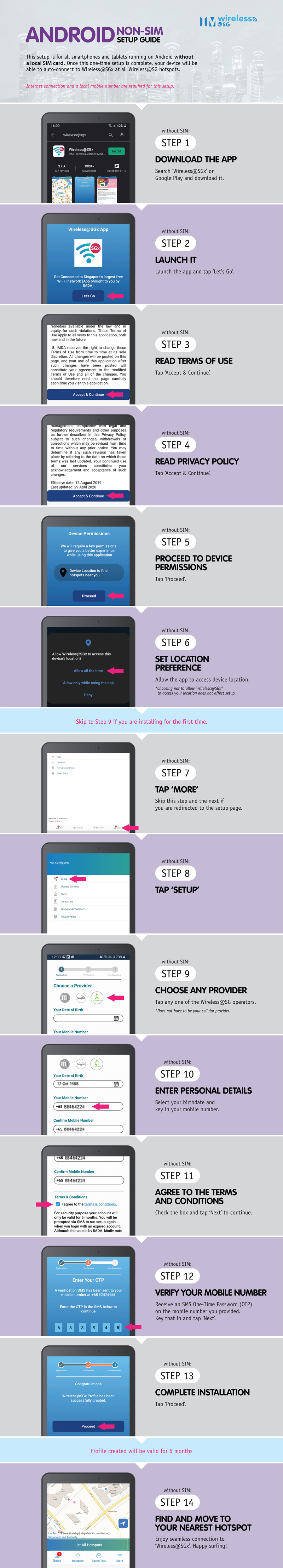 Android Non SIM Setup Guide