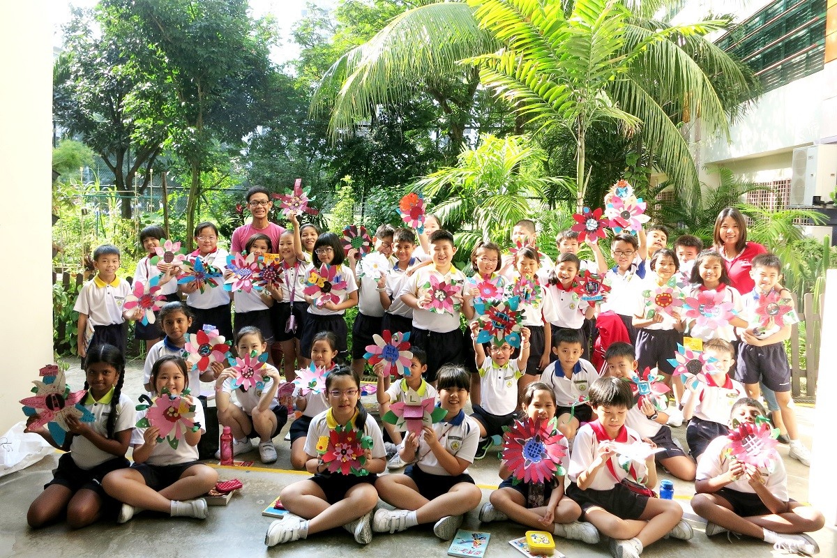 Children with Artworks