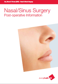 Nasal/Sinus Surgery - Post-operative Information