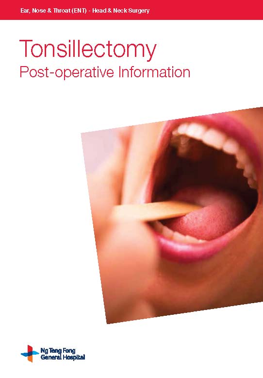 Tonsillectomy Post-operative Information