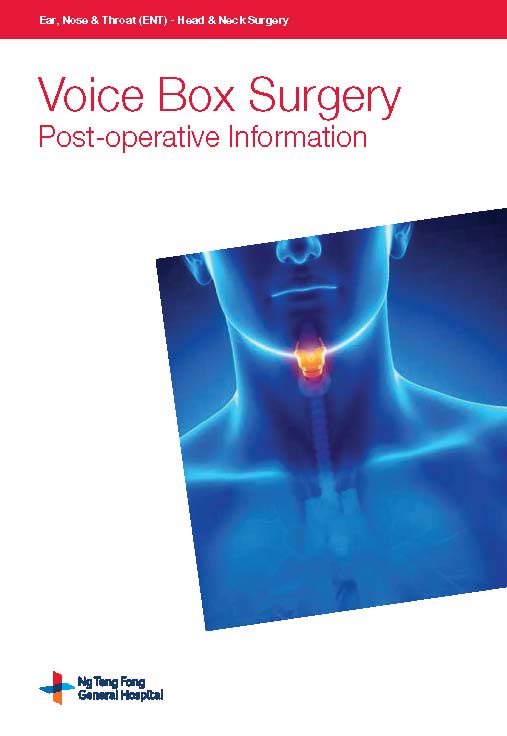 Voice Box Surgery Post-operative Information